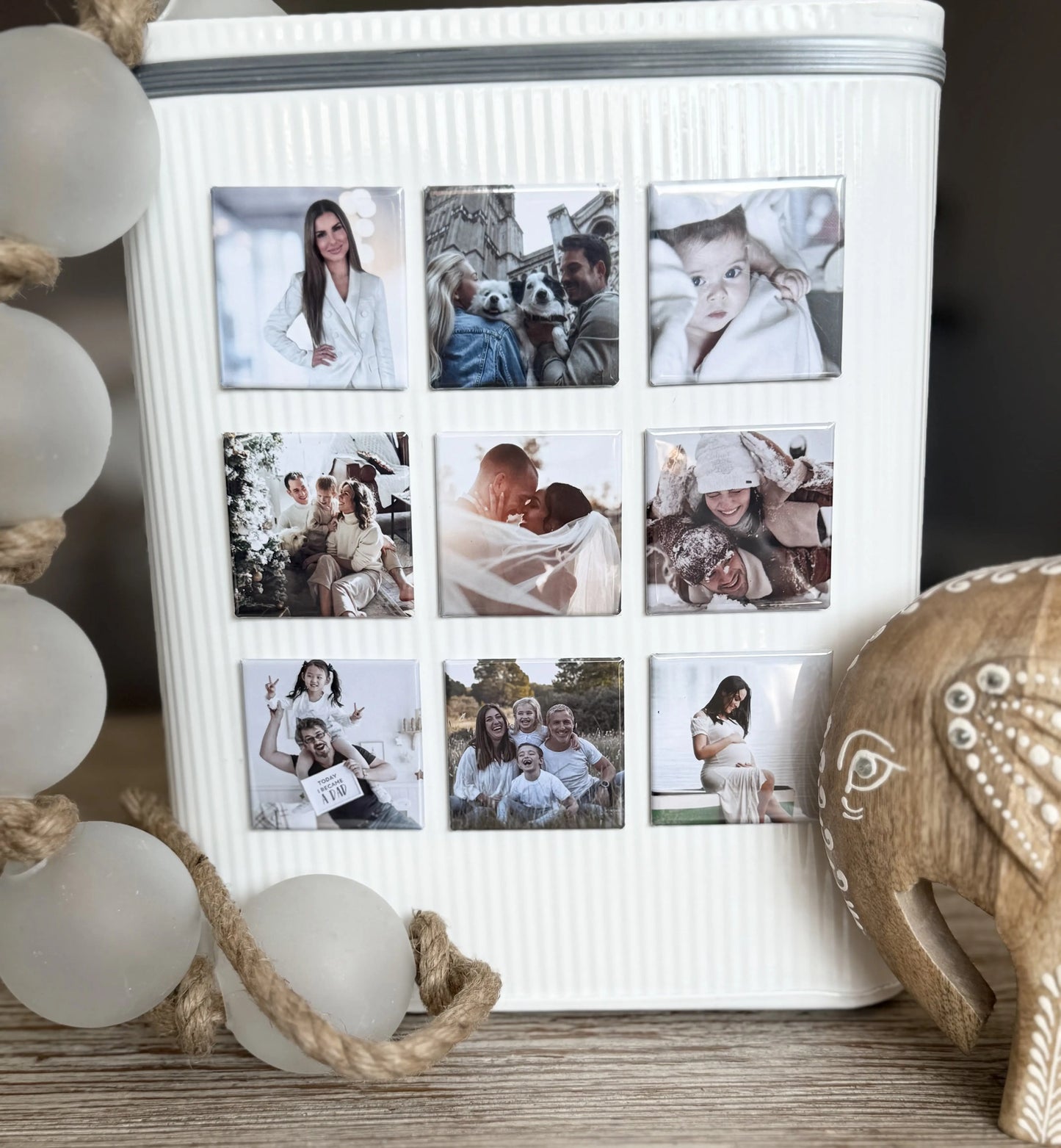 Custom Photo Magnets – Personalized & Vibrant (Sets of 3, 6, 9, 12, 18, or 27) LA Magnets