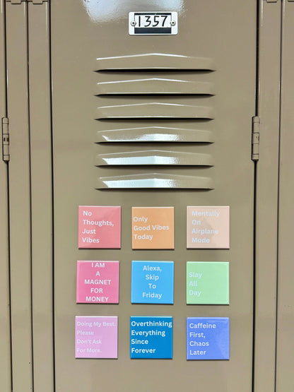9-Piece Motivational Magnet Set LA Magnets