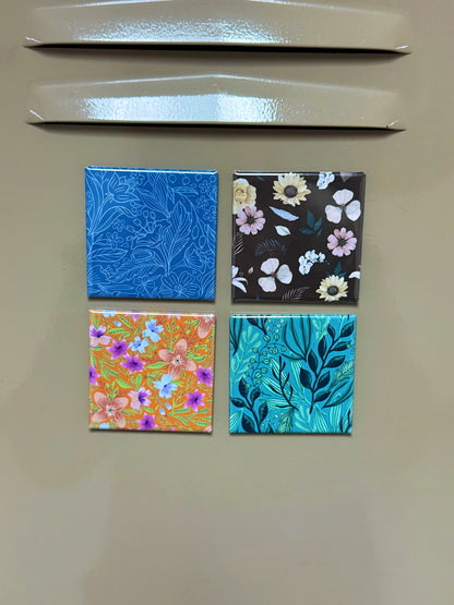 Floral Bliss Magnet Set – Bright & Cheerful Decor for Any Space LA Magnets