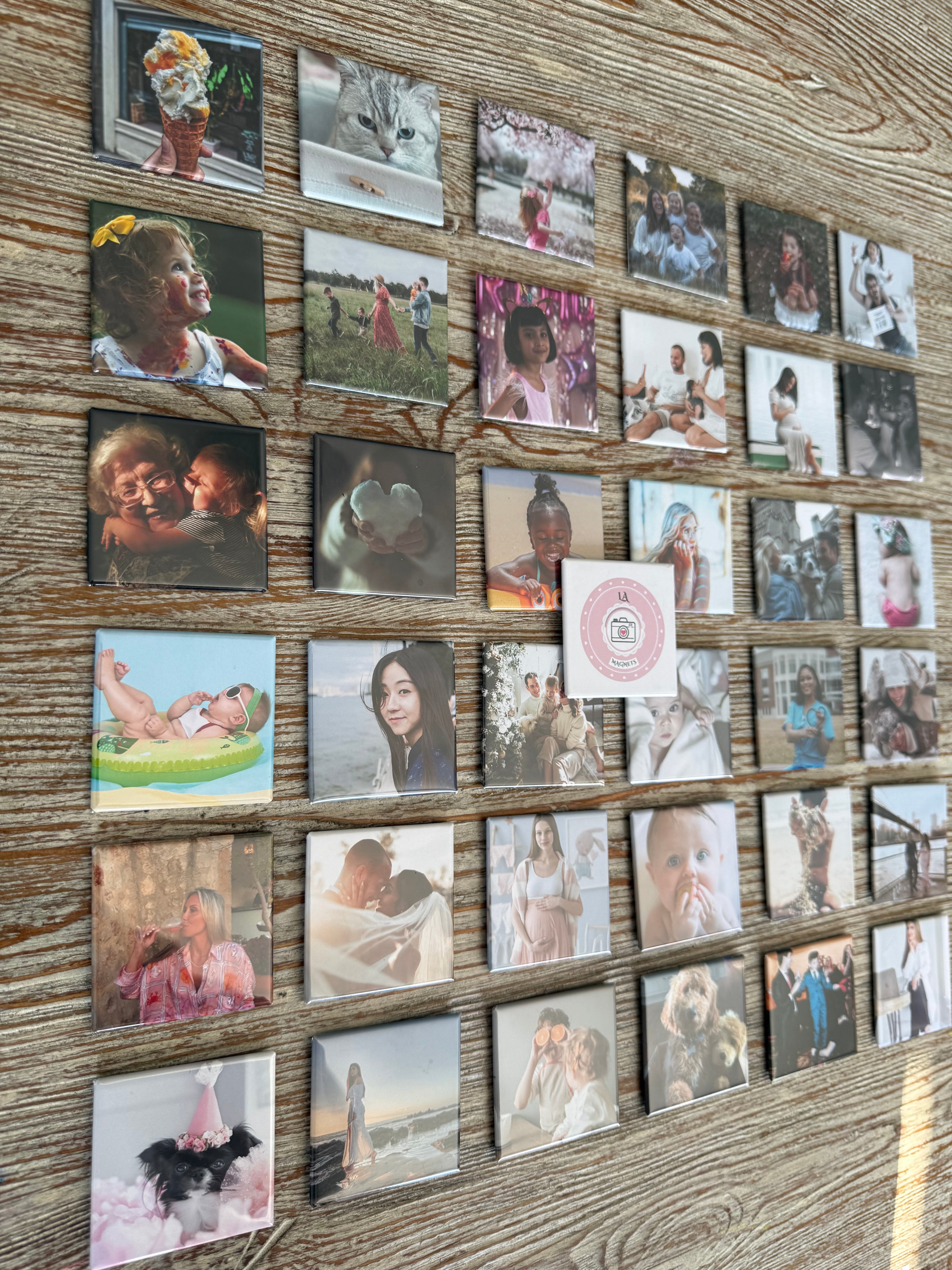 LA Magnets custom photo magnets collage